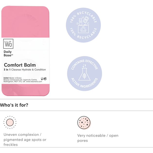 Daily Base™ Comfort Balm | Multi Functional Skincare | Wo